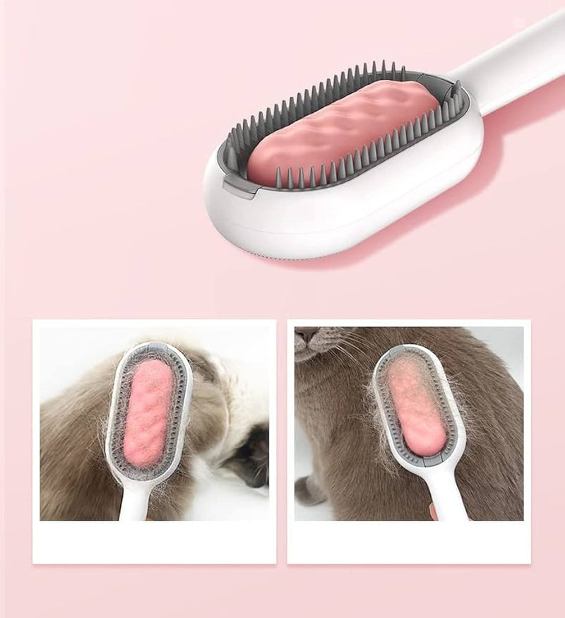Escova Removedora de Pelos Para Gatos em Silicone