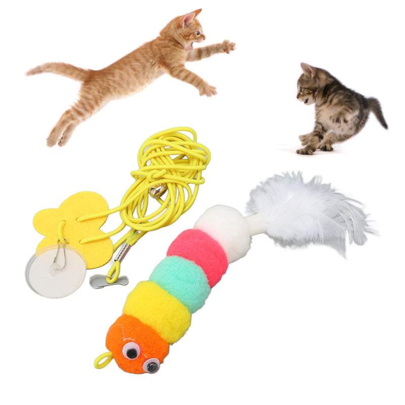 Brinquedo Interativo para Gatos –  Corda Elástica Suspensa