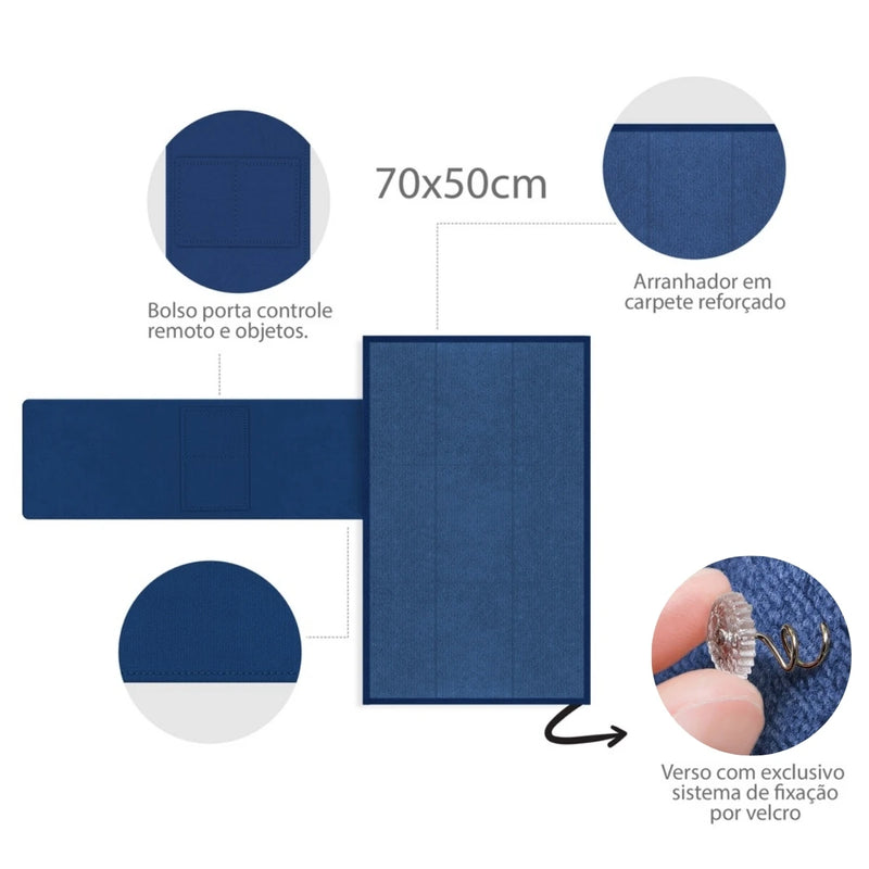 Arranhador Premium MeetPet Multiuso para Gatos – 70cm x 50cm