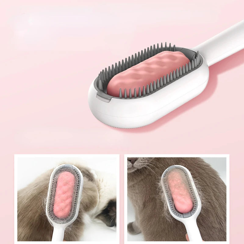 Escova Removedora de Pelos Para Gatos em Silicone
