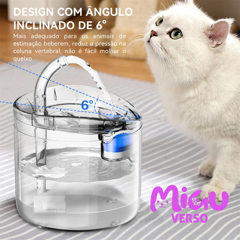 Fonte de Água Automática Newpet para Gatos