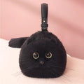 Bolsa de Ombro Feminina – Design Versátil com Pelúcia e Estampa de Gato 🐱