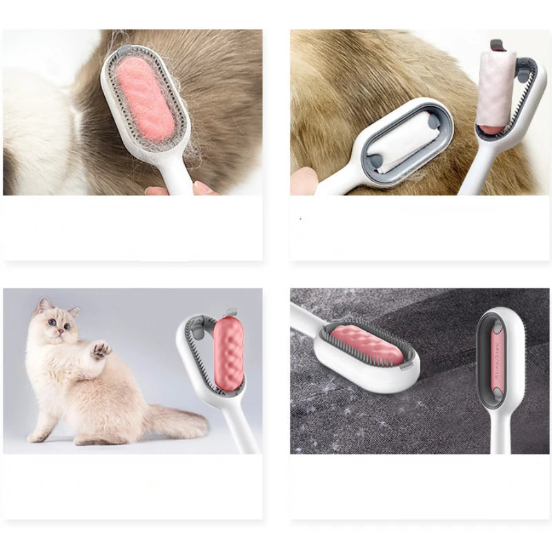 Escova Removedora de Pelos Para Gatos em Silicone