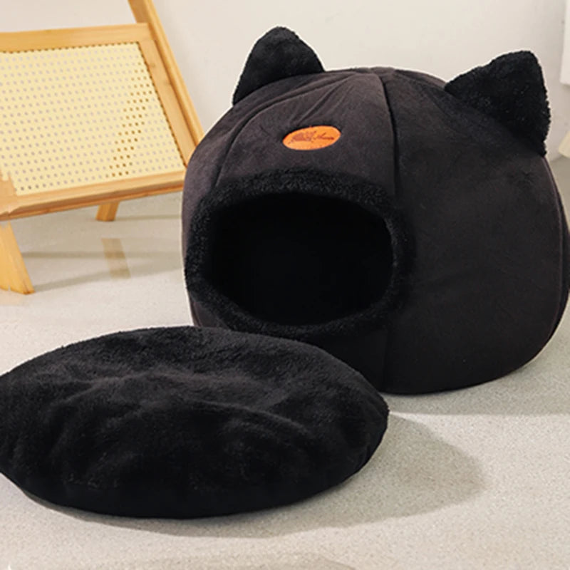 Cama Aconchegante para Gatos  – Ninho Quentinho de Inverno