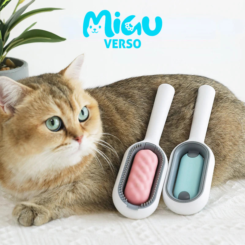 Escova Removedora de Pelos Para Gatos em Silicone