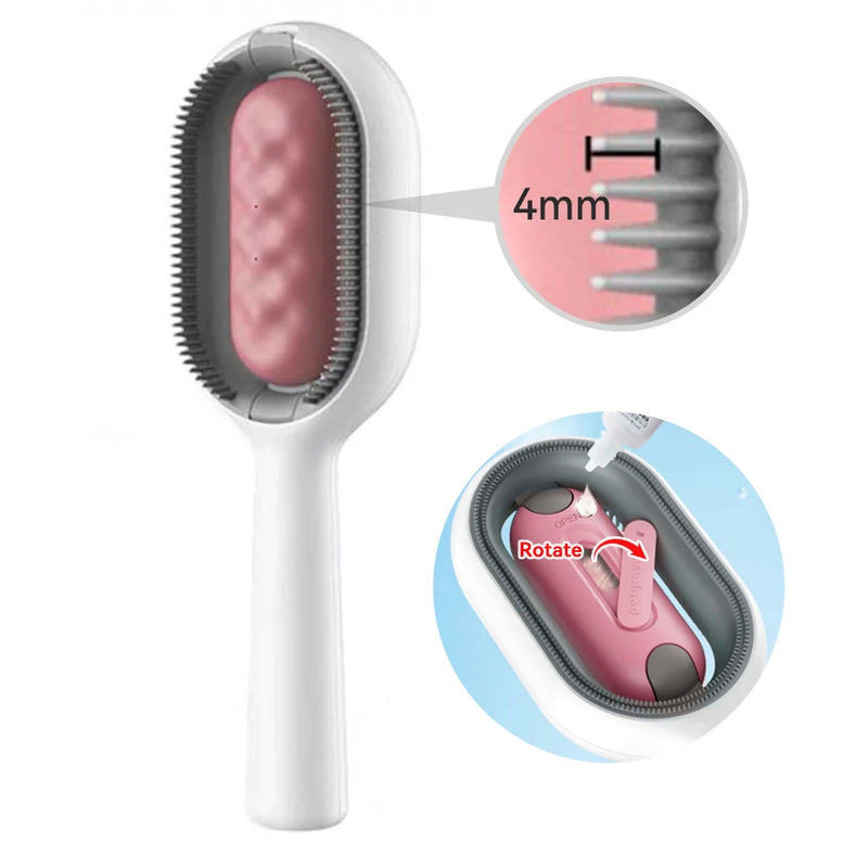 Escova Removedora de Pelos Para Gatos em Silicone