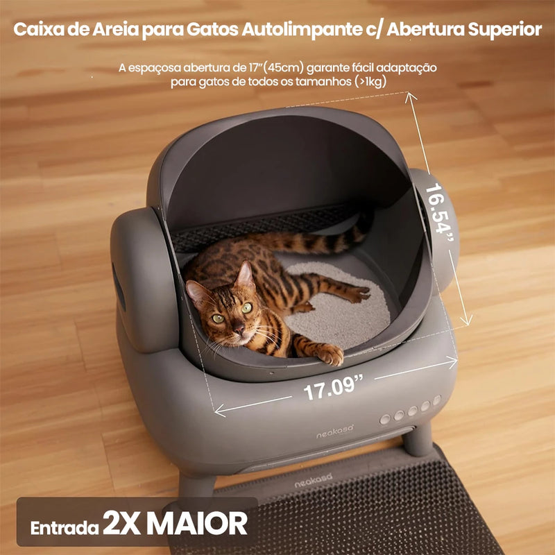 Caixa de Areia Automática Neakasa M1 – Autolimpante e Inteligente 🧼🐱