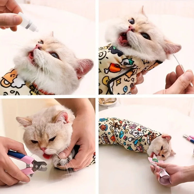 Tecido Mágico de Embrulho para Gatos