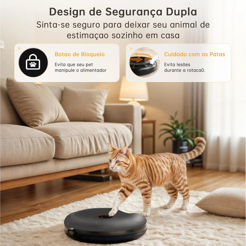 Comedouro Automático Sem Fio para Gatos