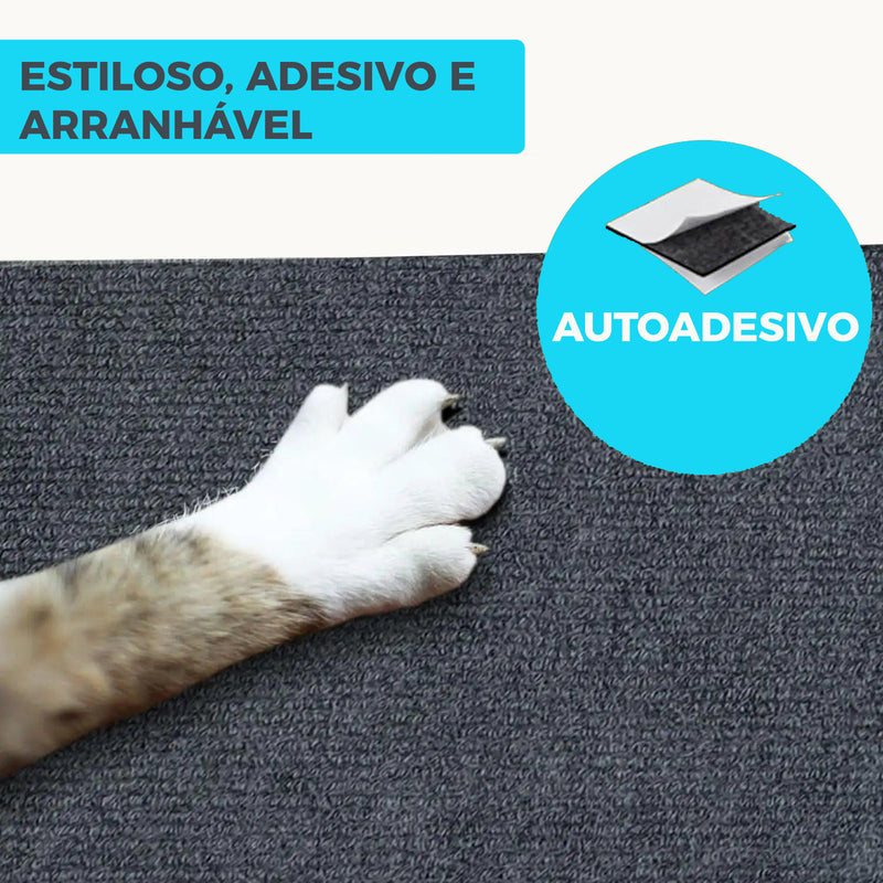 Protetor Autoadesivo Contra Arranhões de Gatos – Para Sofás, Paredes e Tapetes