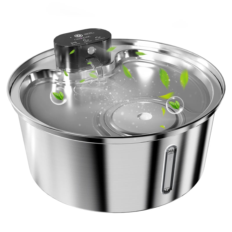 Fonte Bebedouro sem Fio em Inox 7,5L