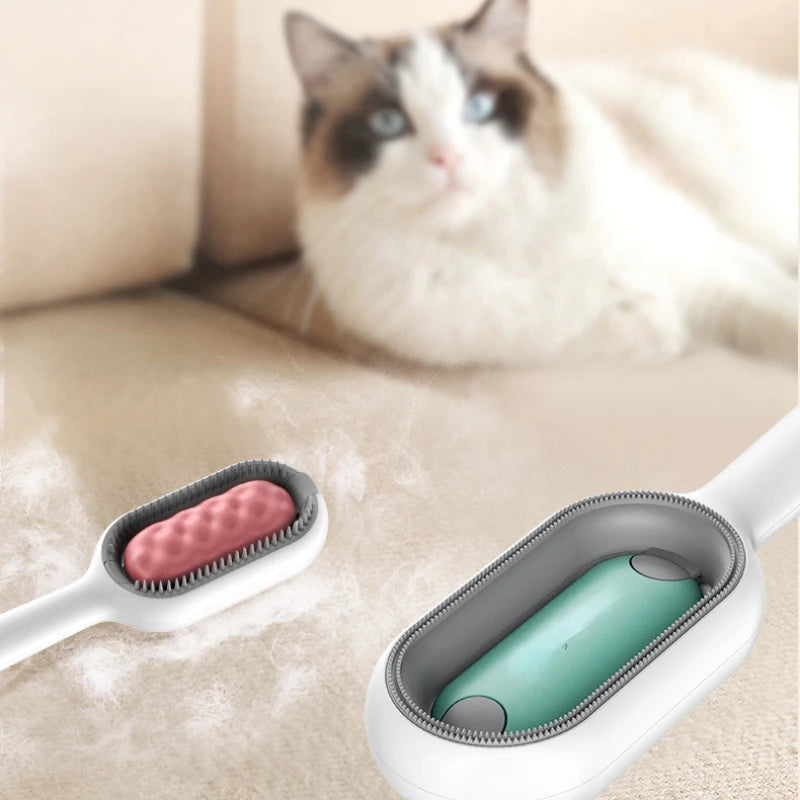 Escova Removedora de Pelos Para Gatos em Silicone
