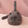 Bolsa de Ombro Feminina – Design Versátil com Pelúcia e Estampa de Gato 🐱