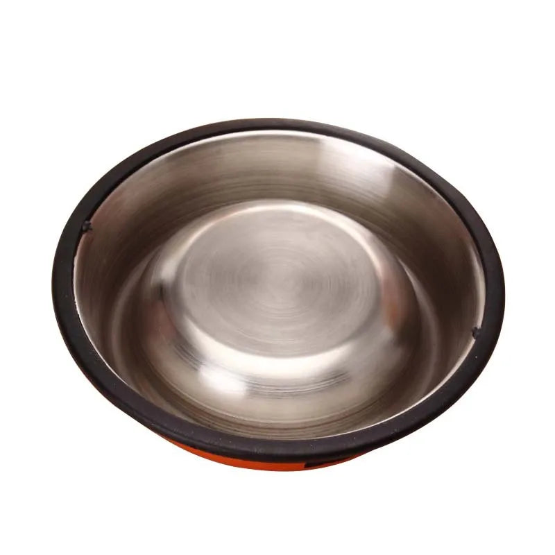 Tigela de Comida e Água para Gatos – Aço Inoxidável com Base Antiderrapante