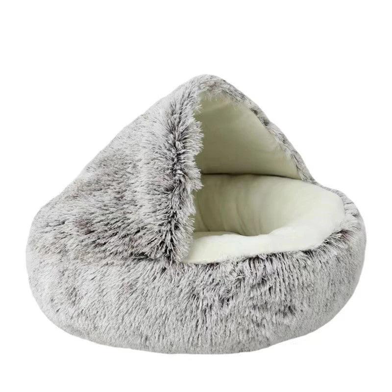 Cama para Gatos – Macia, Aconchegante e com Cobertura