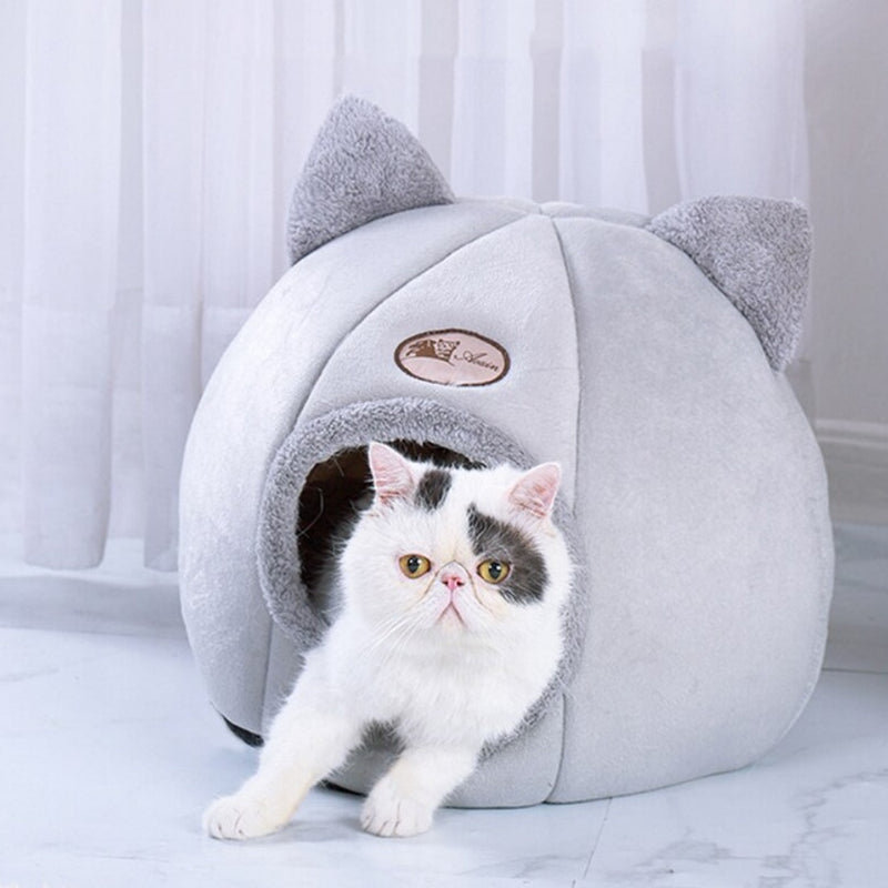 Cama Aconchegante para Gatos  – Ninho Quentinho de Inverno