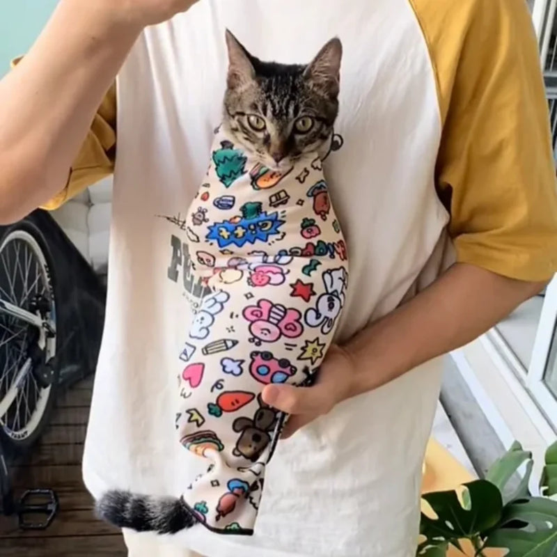 Tecido Mágico de Embrulho para Gatos