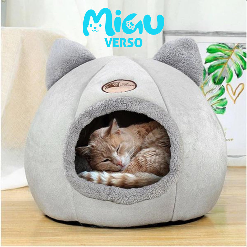 Cama Aconchegante para Gatos  – Ninho Quentinho de Inverno