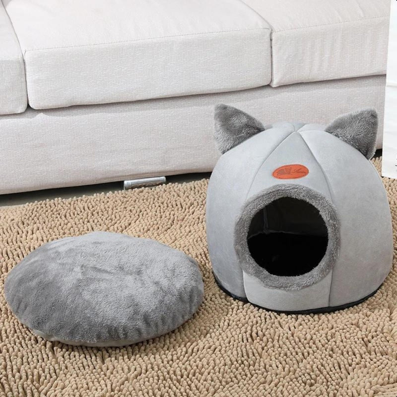 Cama Aconchegante para Gatos  – Ninho Quentinho de Inverno